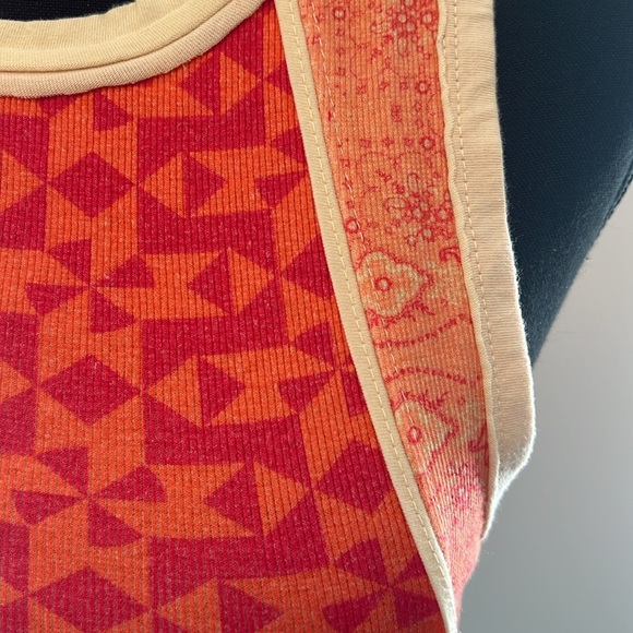 We the Free/Free People bohemian tank red/orange NWOT xs - Picture 4 of 9